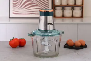 3l Glass Electric Food Chopper With 300w and 2-Speed Setting