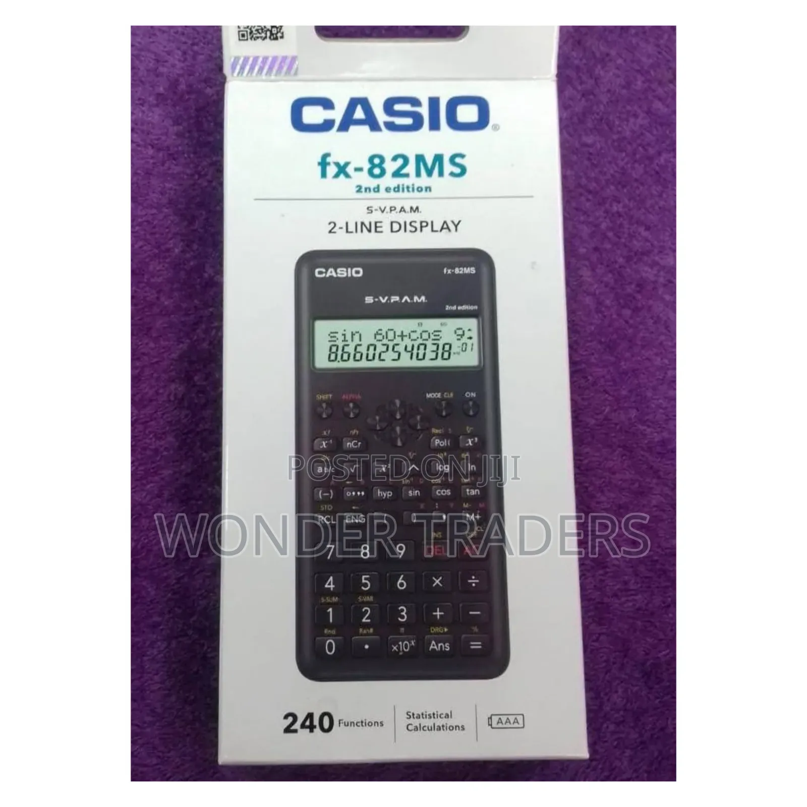 .Casio Scientific Calculator Fx-82ms Second Edition