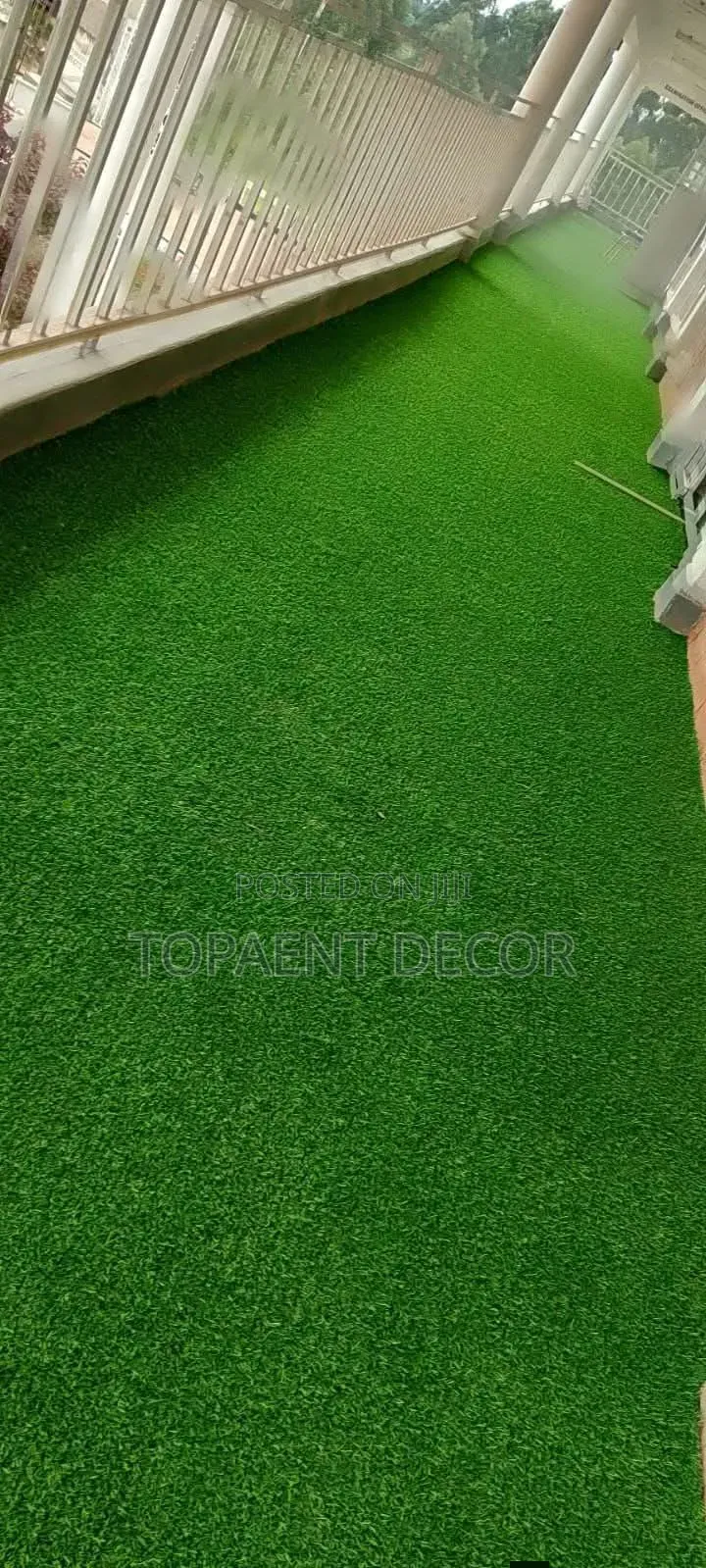 Institution Verandars Well Installed Artificial Grass Carpet