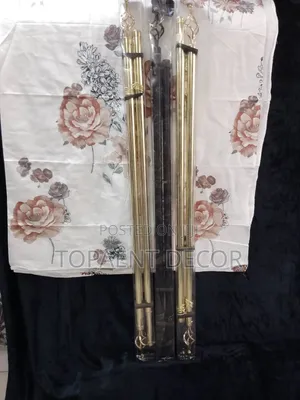 3m Double Black and Gold Adjustable Window Rods