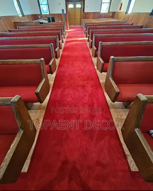 Court Walkway Vip Red Wall to Wall Carpets