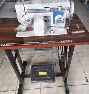 An Embroidery Machine With Table