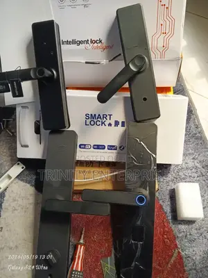 New Smart Door Lock With App Control Password Fingerp Cards Unlocking