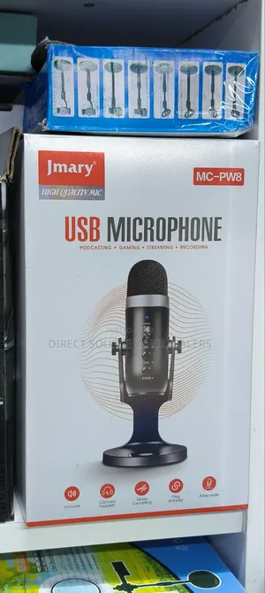 Jmary Usb Condenser Microphone for Podcast, Gaming Streaming