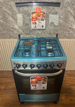 Eurochef Free-Standing Cooker Featuring 3 Gas Burners and 1 Electric