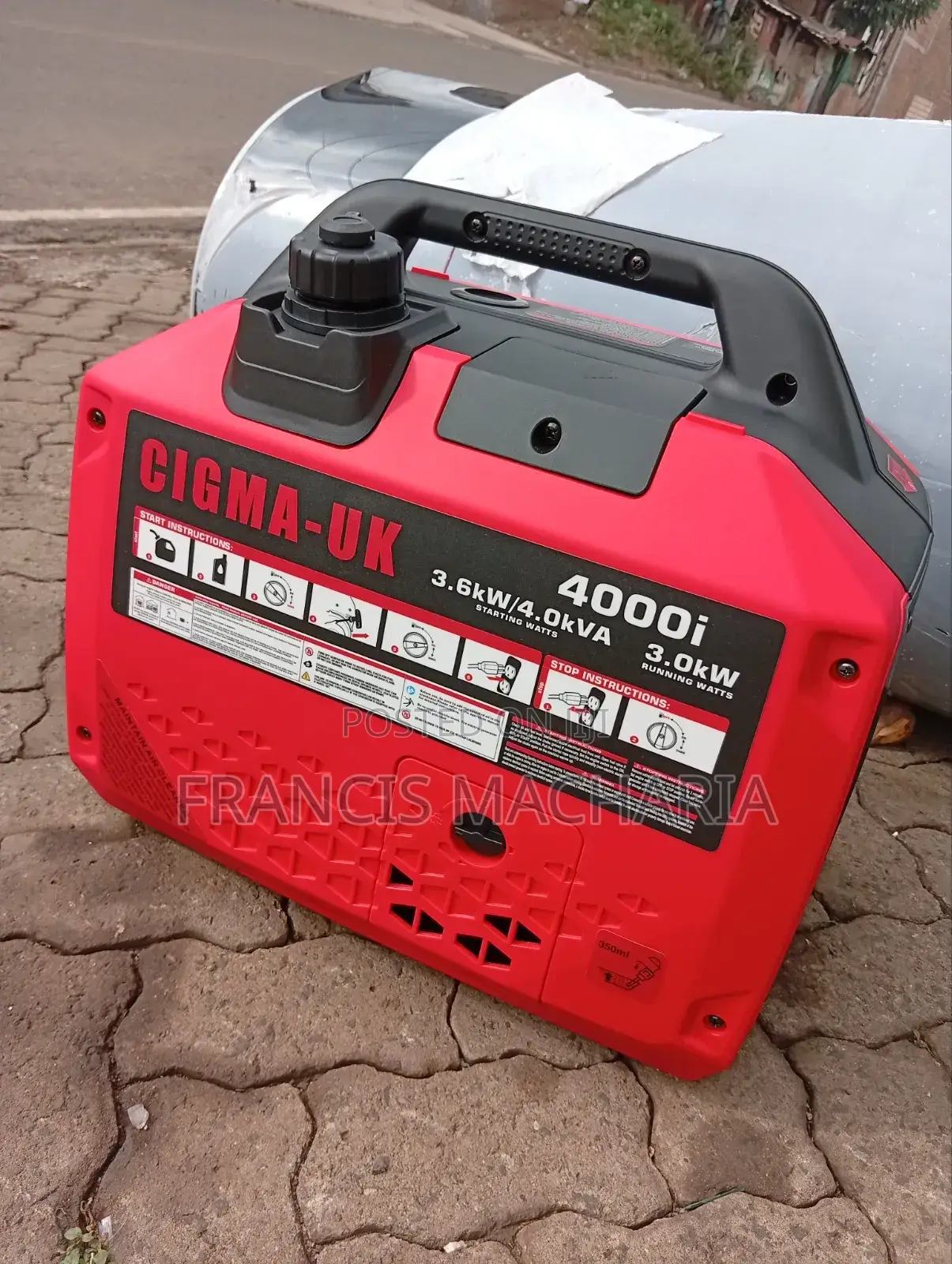 4000i Cigma Uk Silent Generator