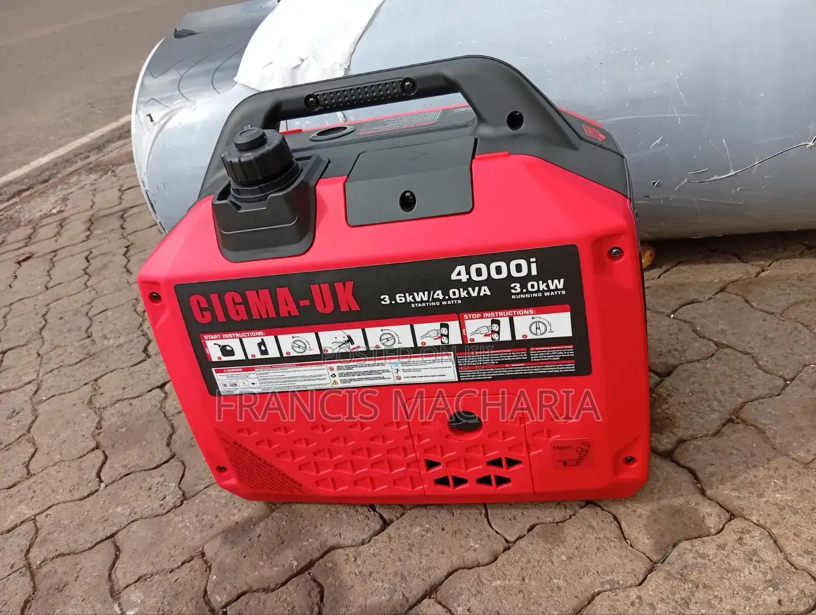 4000i Cigma Uk Silent Generator