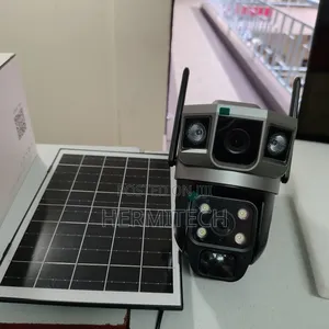 Dual Lens Sim Card Cameras Outdoor Surveillance Camera