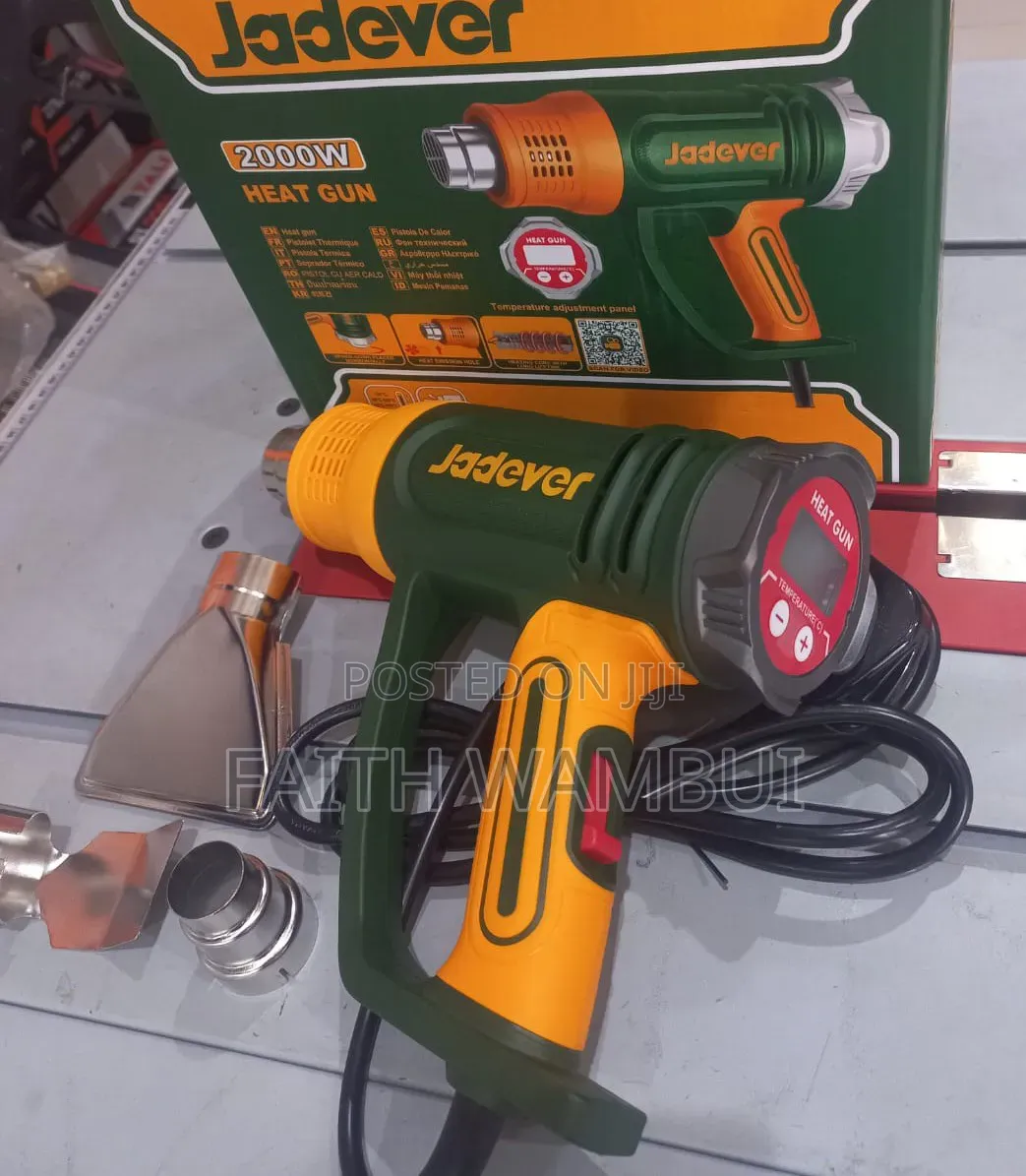  Heat Gun
Power: 2000w
Adjustable Temperature With LCD Display.