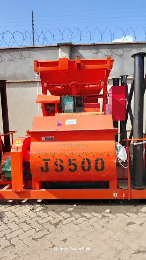 Js500 Twin-Shaft Forced Concrete Mixer/Mini Batching Plant for Conrete