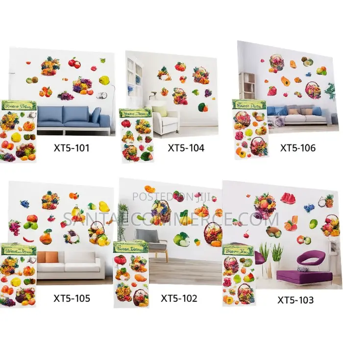 Fruit Wall Sticker Set – Room Decor Collection