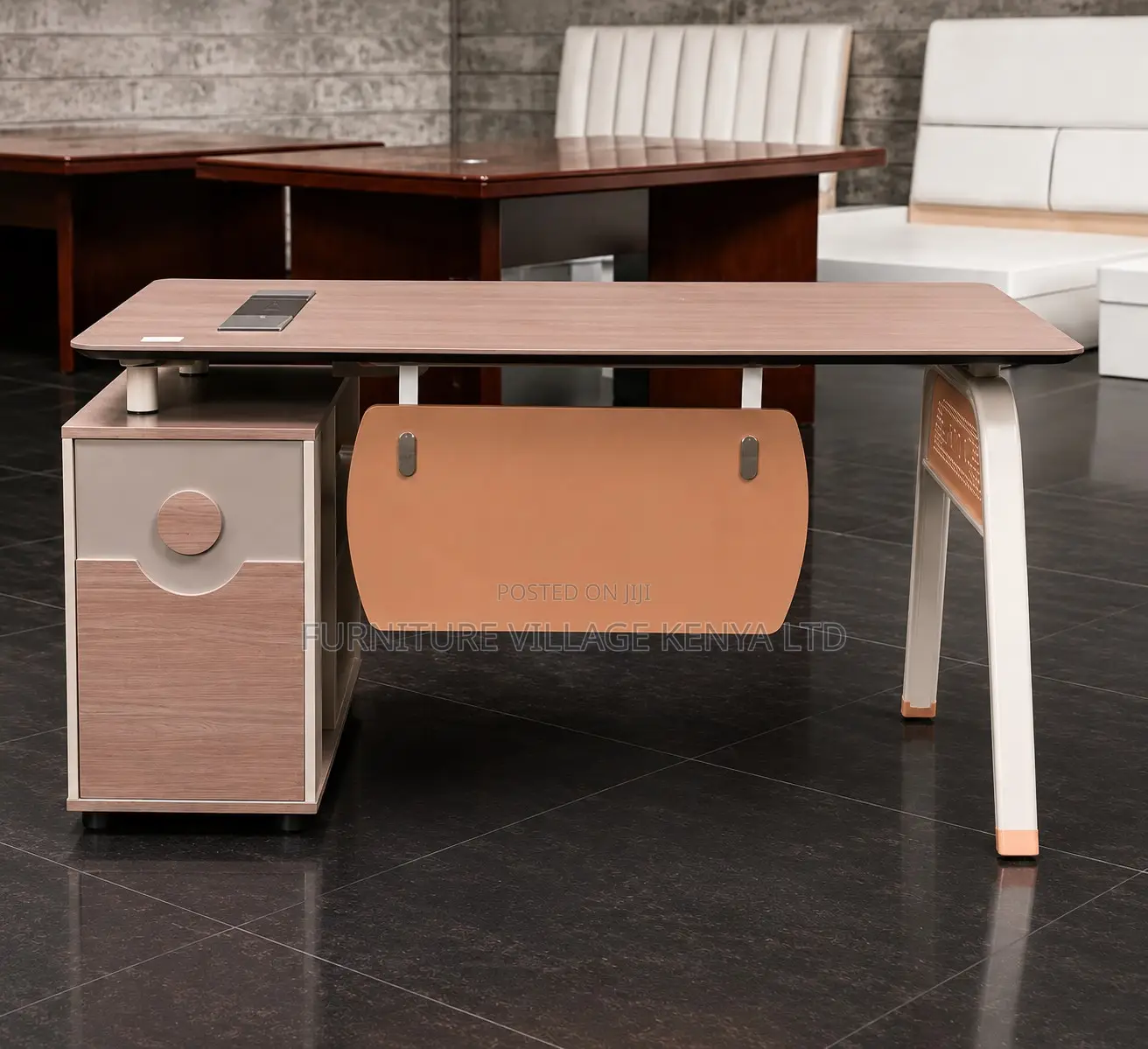 1.6 Meters Imported L-Shaped Workspace Table