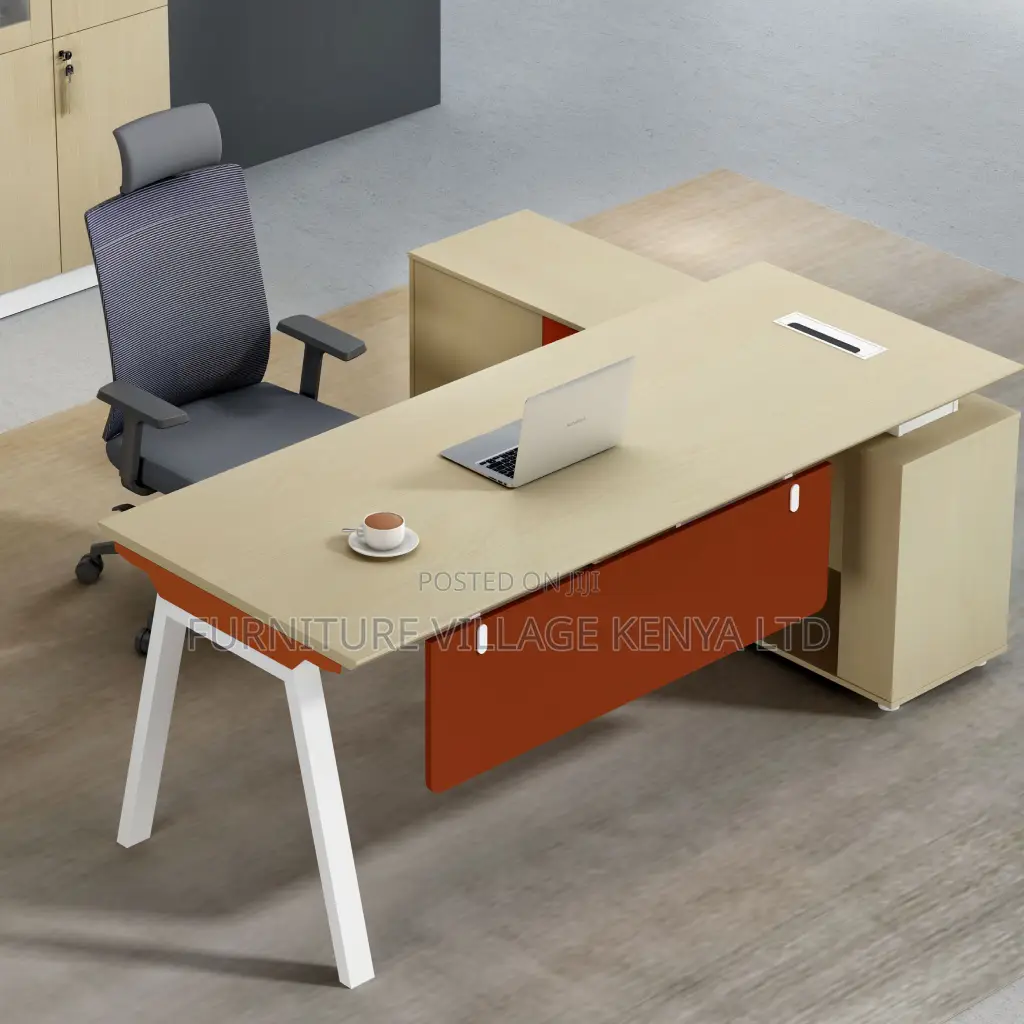 1.6 Meters Imported L-Shaped Workspace Table