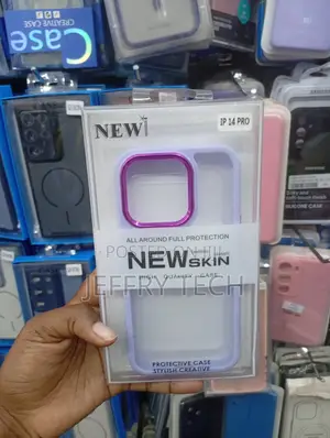 iPhone 14 Pro Transparent Back and a Metallic Purple Camera Frame.