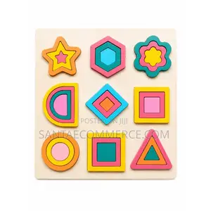 Child Development Wooden Geometric Shapes Puzzle