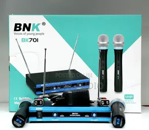 Bk701 VHF Dual Channel Wireless Microphone System