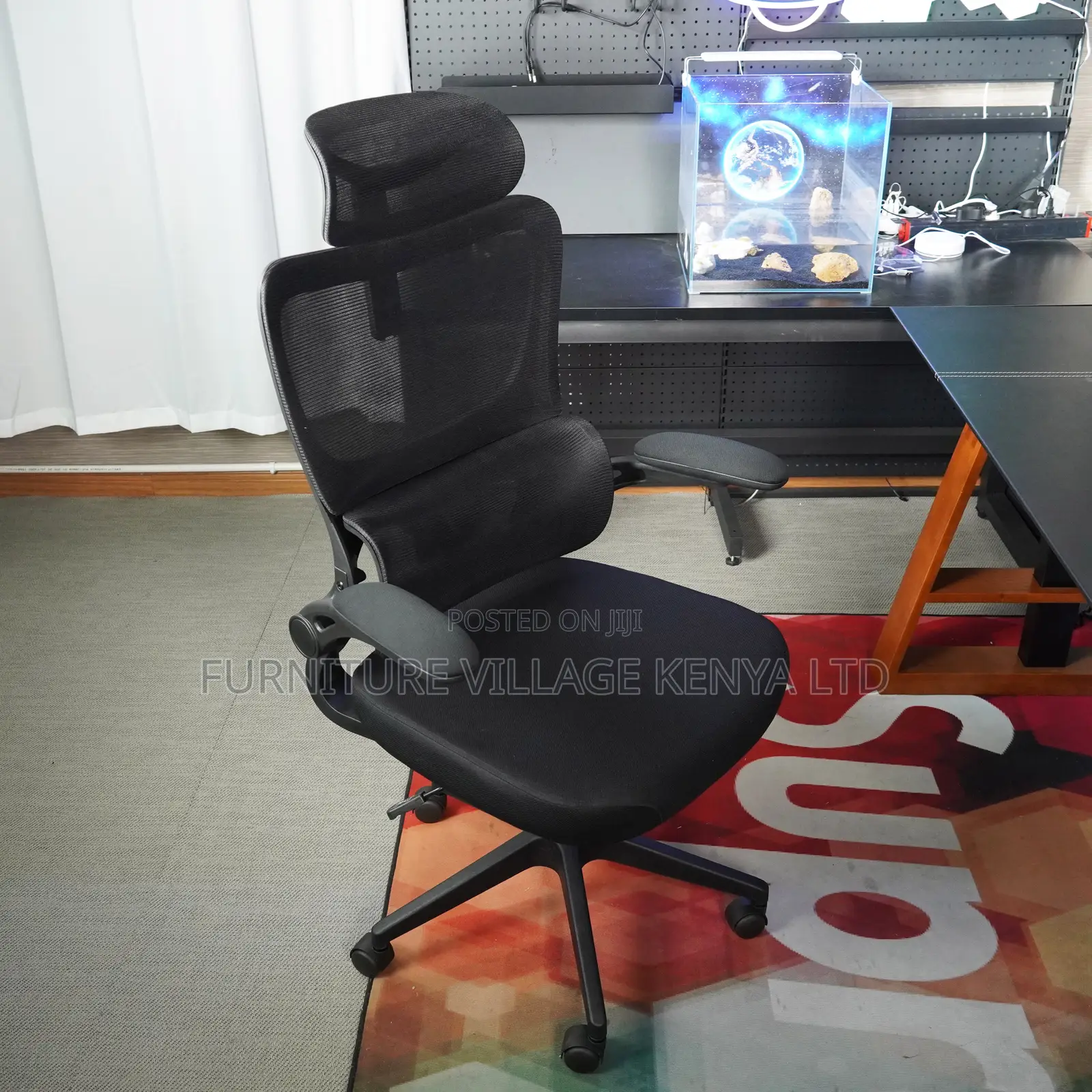 Ergonomic Adjustable Height Mesh Computer Chair