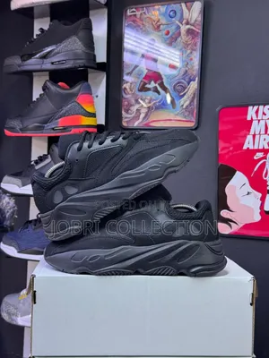 Black Adidas Yeezy Boost 700 Sneakers