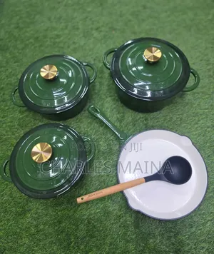 *7pcs Enamel Cast Iron Cooking Pots