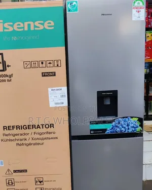 Hisense 268l Double Door Bottom Freezer Fridge No Frost