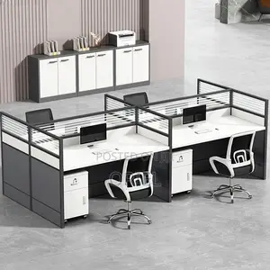 Office Desk : 4-Seater Office Working Workstation