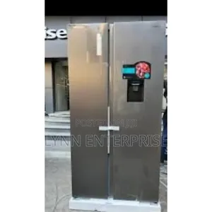 Silver Hisense Fridge Side by Side 434 Litres