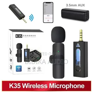  3.5mm Aux Wireless Lavalier Microphone System