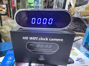 Hidden Hd Wifi Camera Alarm Clock Remote Viewing Device