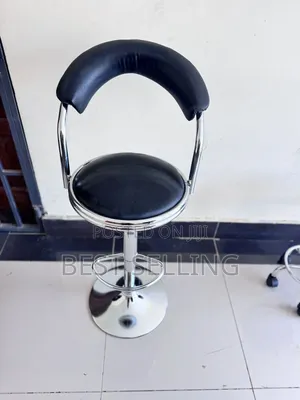Metallic Base Strong Barstool