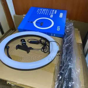 12-Inch Studio Ring Light Setup With Adjustable Stand for Creators And