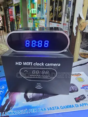 Hd Hidden Alarm Clock Camera Loop Recording Wifi CCTV