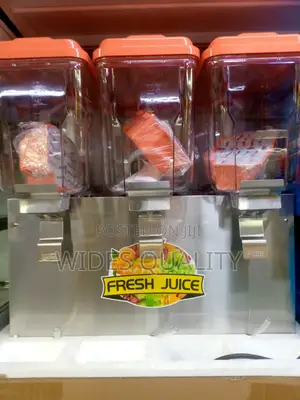Commercial 3-Chamber Electric Juice Dispenser
