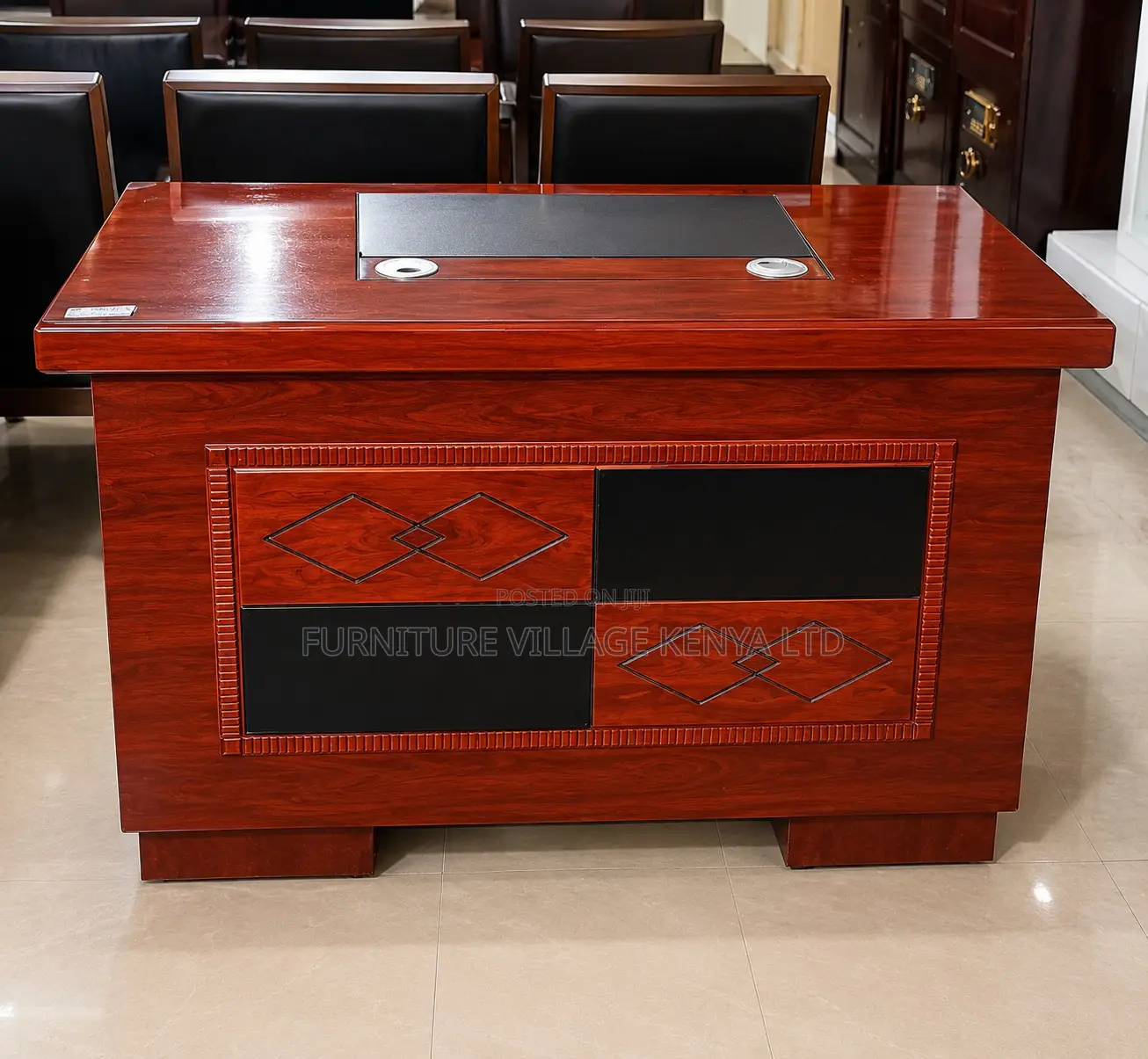 1.2m Mahogany Executive Office Task Desk