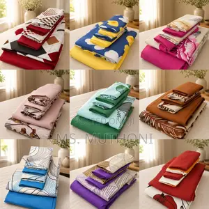 7*8 Soft Cotton Fitted Bedsheet Set