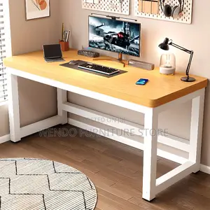 Office Table; 1.4 Meters Home Office Book Wooden Top Table