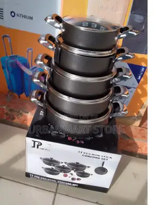Jp 11 Piece Cookware Set With Lid Covers