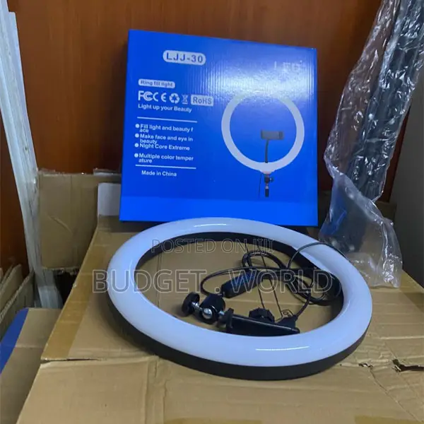 13-Inch Creator Ring Light Setup With Extendable Tripod Stand for Vide