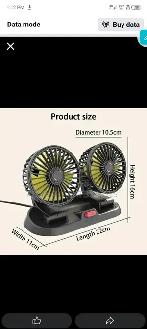 Dual Car Fan
