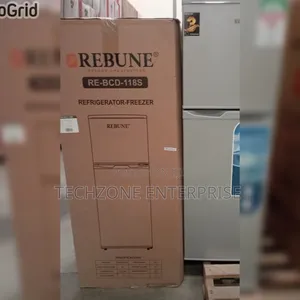 Rebune 118 Litres Double Door Refrigerator 