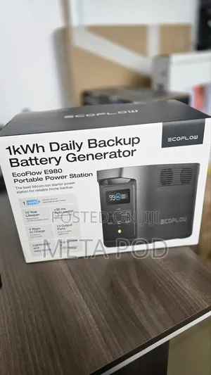 Ecoflow E980 1kwh Backup Battery Generator