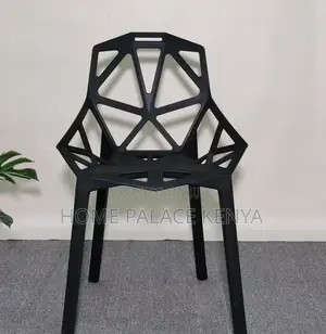 Plastic Chair: Plastic Backrest Chair With Hollow Design