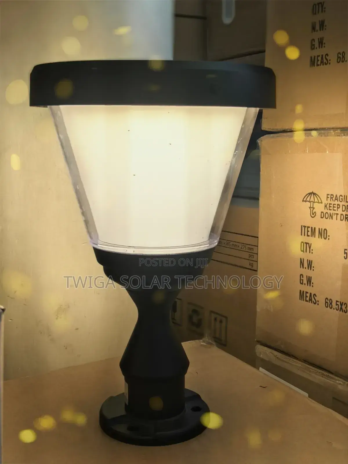 High Double Glass Solar Lights
