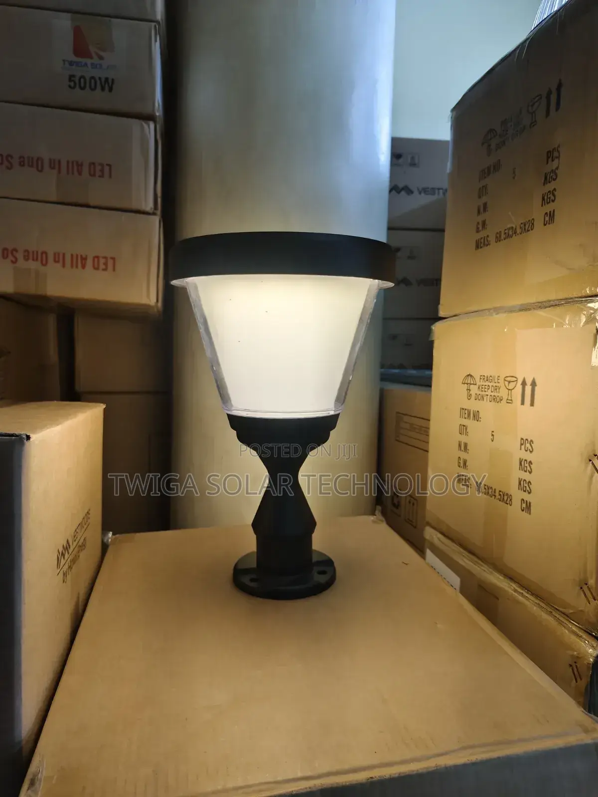 High Double Glass Solar Lights