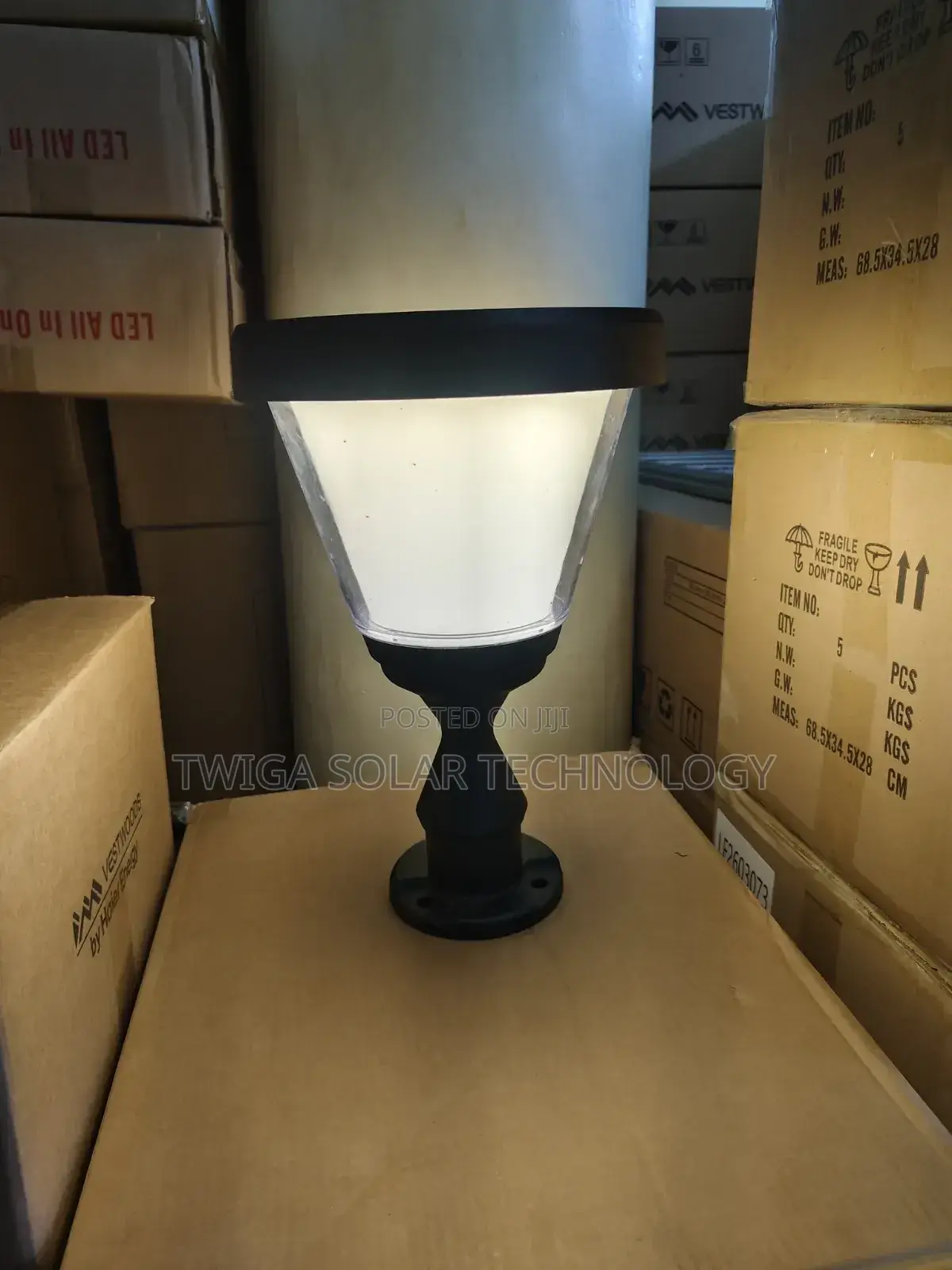 High Double Glass Solar Lights