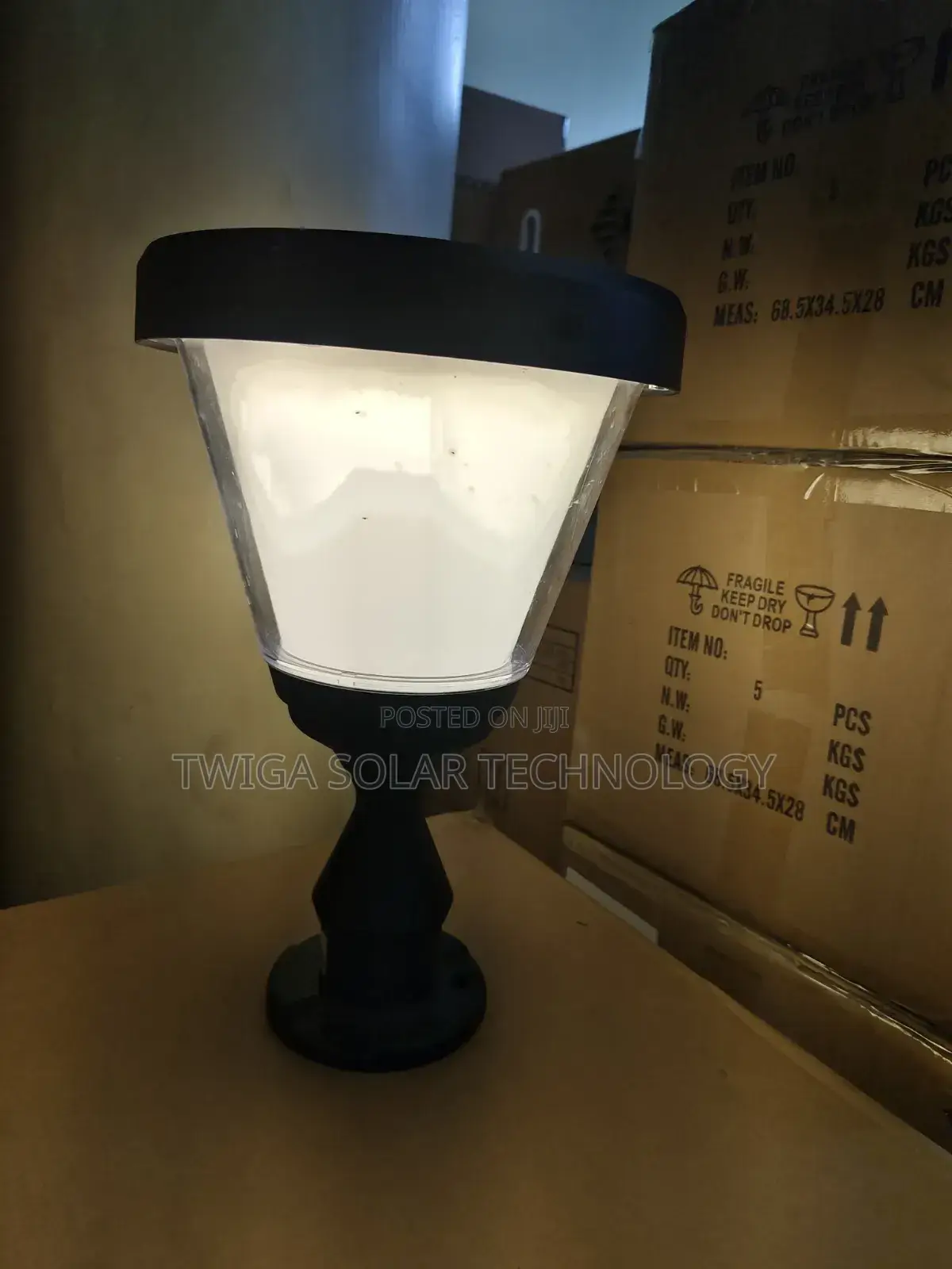 High Double Glass Solar Lights