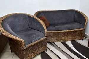 Elegant Rattan Sofa Set – 2 Seater + Single Chair