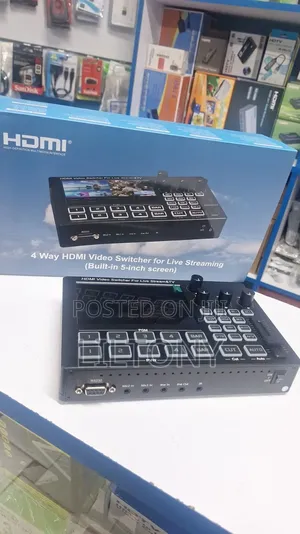 Hdmi Video Switcher With 5inch Inbuilt Screen