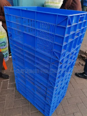 Blue Crates H36xw40xl58.7cm