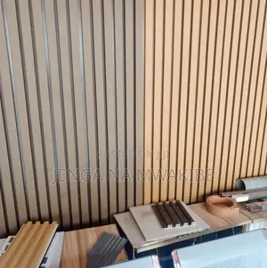 Executive Wood-Grain Slat Fluted Wall Panels