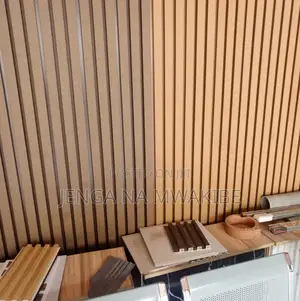 Executive Wood-Grain Slat Fluted Wall Panels